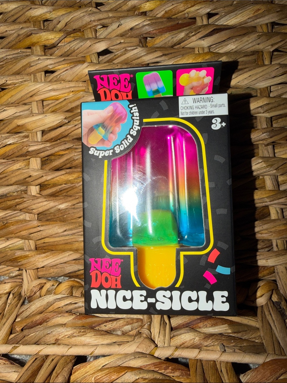 Needoh Nice-Sicle- Rainbow Popsicle